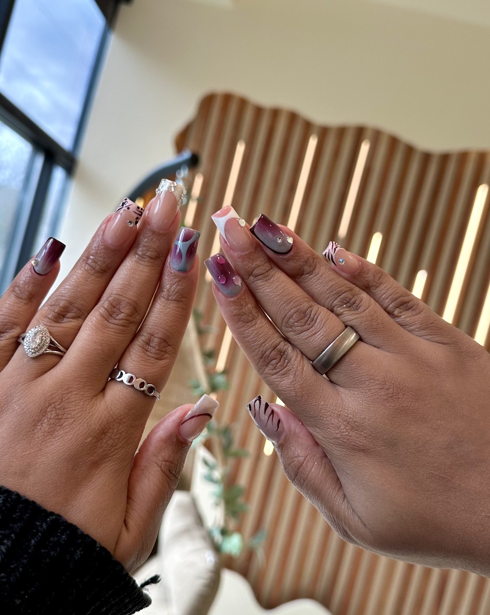Nail artistry detail